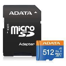 MEMORY MICRO SDXC 512GB W AD  AUSDX512GUICL10A1-RA1 ADATA
