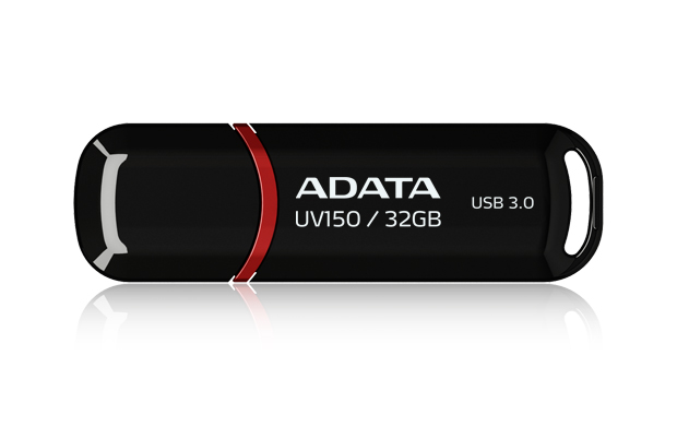 MEMORY DRIVE FLASH USB3 1 32GB BLACK AUV150-32G-RBK ADATA