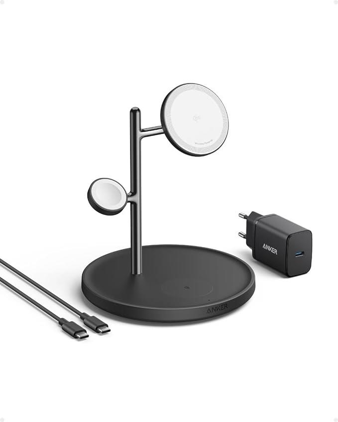 MOBILE CHARGER MAGGO STAND 15W BL MAGNETIC WL B25M3311 ANKER