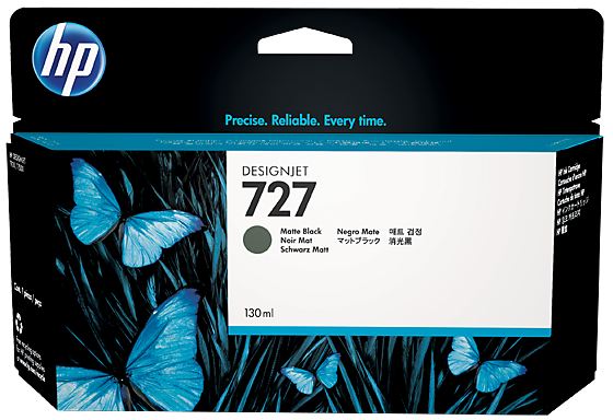INK CARTRIDGE BLACK NO 727 130ML B3P22A HP