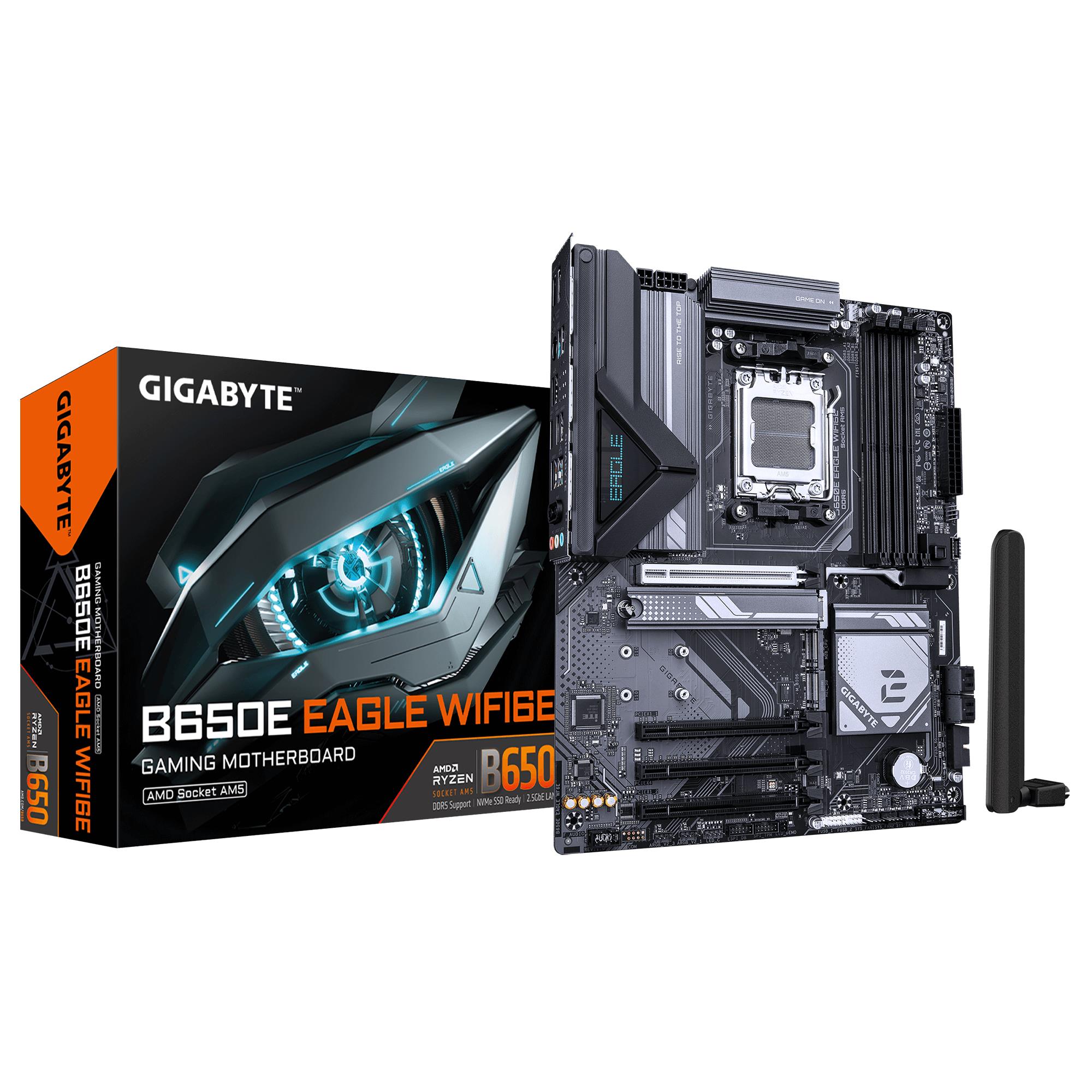 Mainboard GIGABYTE SAM5 ATX Memory DDR5 Memory slots 4 B650EEAGLEWF6E1 0