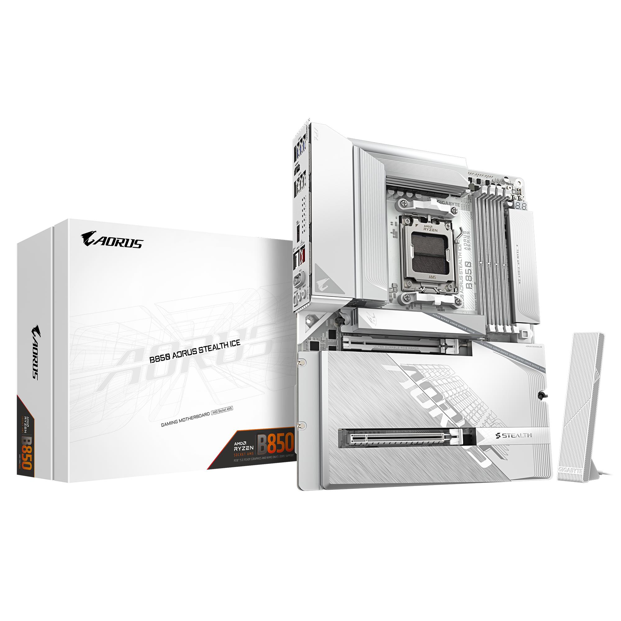 Mainboard GIGABYTE AMD B850 SAM5 ATX Memory DDR5 B850ASTEALTHICE1 0