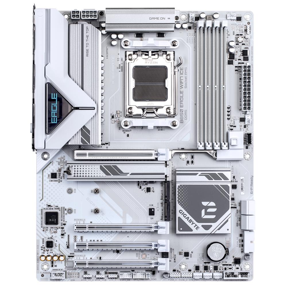Mainboard GIGABYTE AMD B850 SAM5 ATX Memory DDR5 Memory slots 4 B850EAGLEWF7ICE