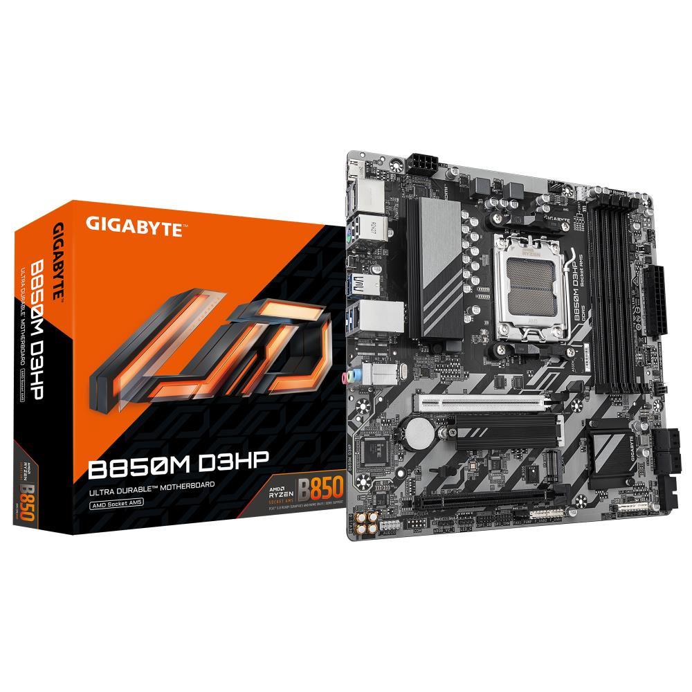 Mainboard GIGABYTE AMD B850 SAM5 ATX Memory DDR5 Memory slots 4 B850MD3HP1 1