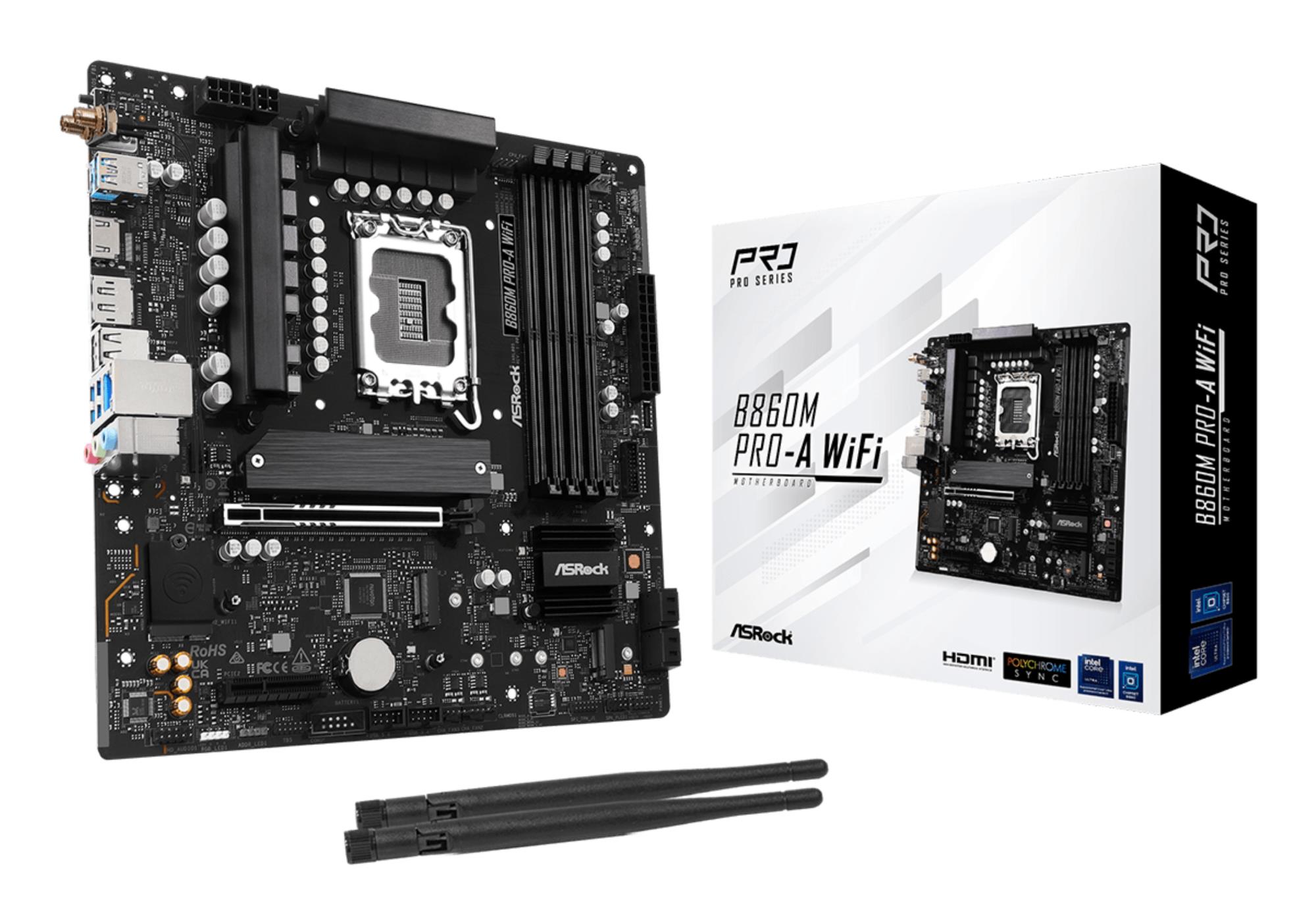 ASROCK B860M Pro-A WiFi LGA1851 MB