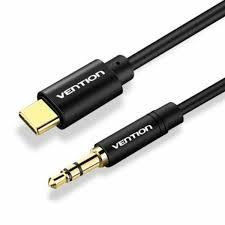 CABLE AUDIO 3 5MM TO USB-C 1 5M BLACK BGABG VENTION