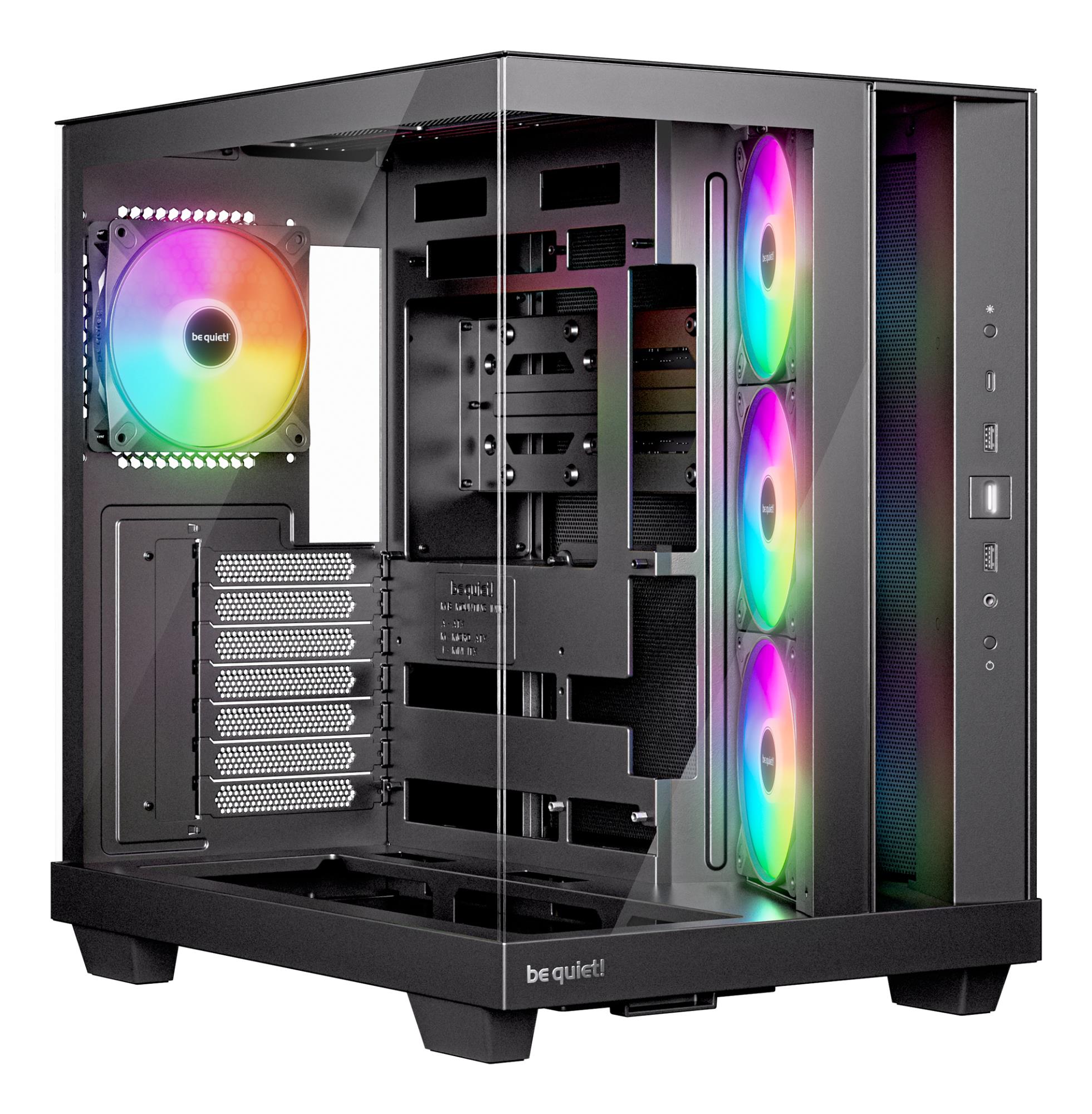 Case BE QUIET ATX micro ATX Mini-ITX Black Midi Tower PC BGW85
