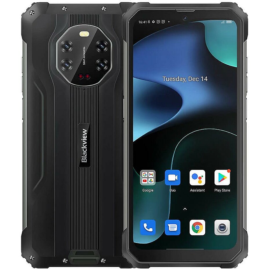 MOBILE PHONE BV8800 8 128GB BLACK BLACKVIEW