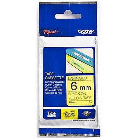 BROTHER TZE611 tape 6mm8m
