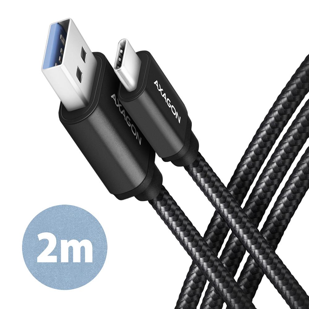CABLE USB-C TO USB3 2 2M BLACK BUCM3-AM20AB AXAGON
