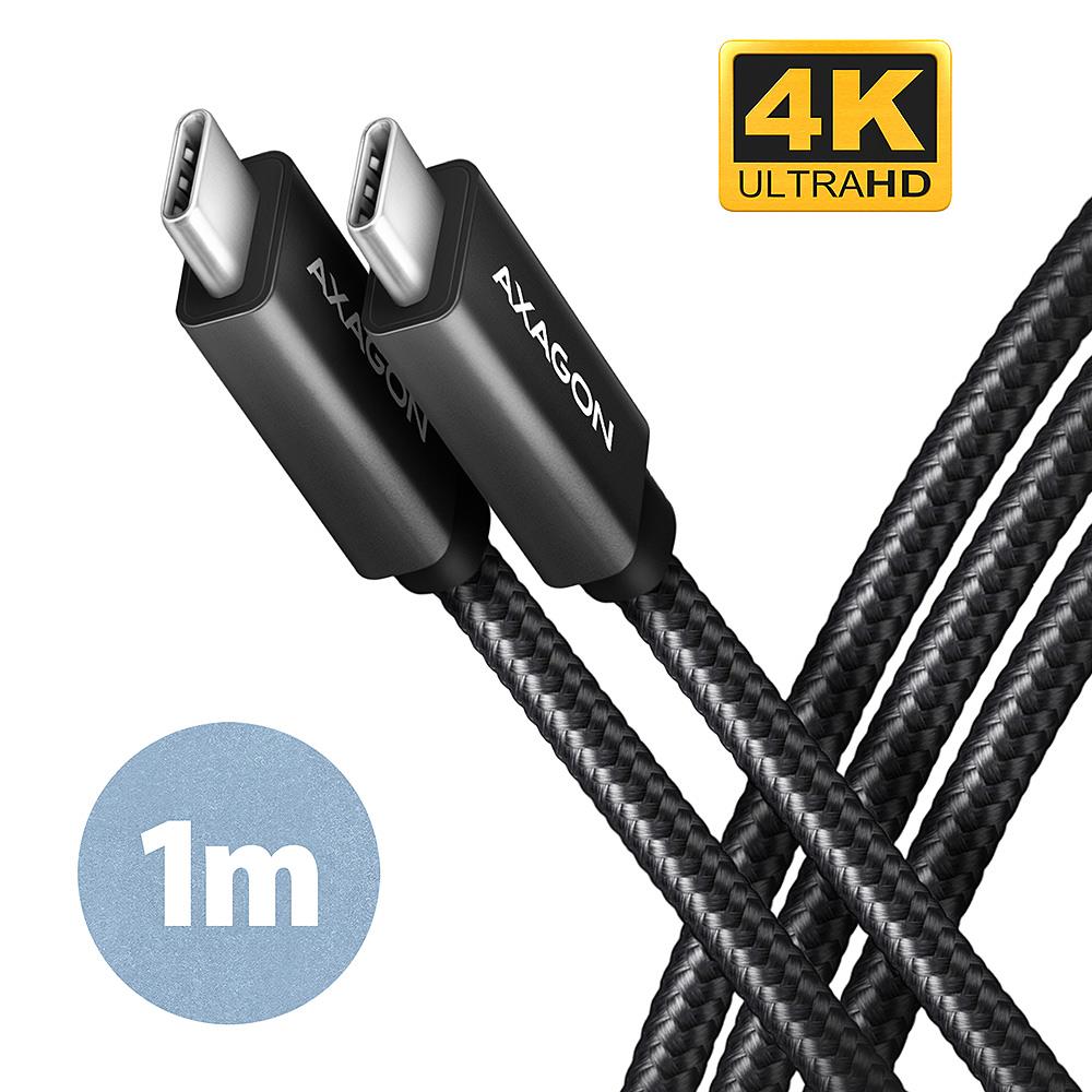 CABLE USB-C TO USB-C 1M 100W BLACK BUCM32-CM10AB AXAGON
