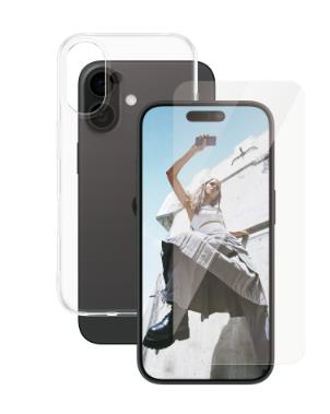 MOBILE SCREEN PROTECTOR 2IN1 IPHONE 16 CLEAR PANZERGLASS