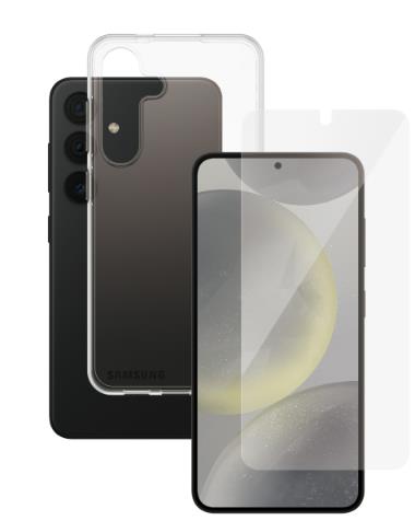 MOBILE SCREEN PROTECTOR 2IN1 GALAXY S24 CLEAR PANZERGLASS