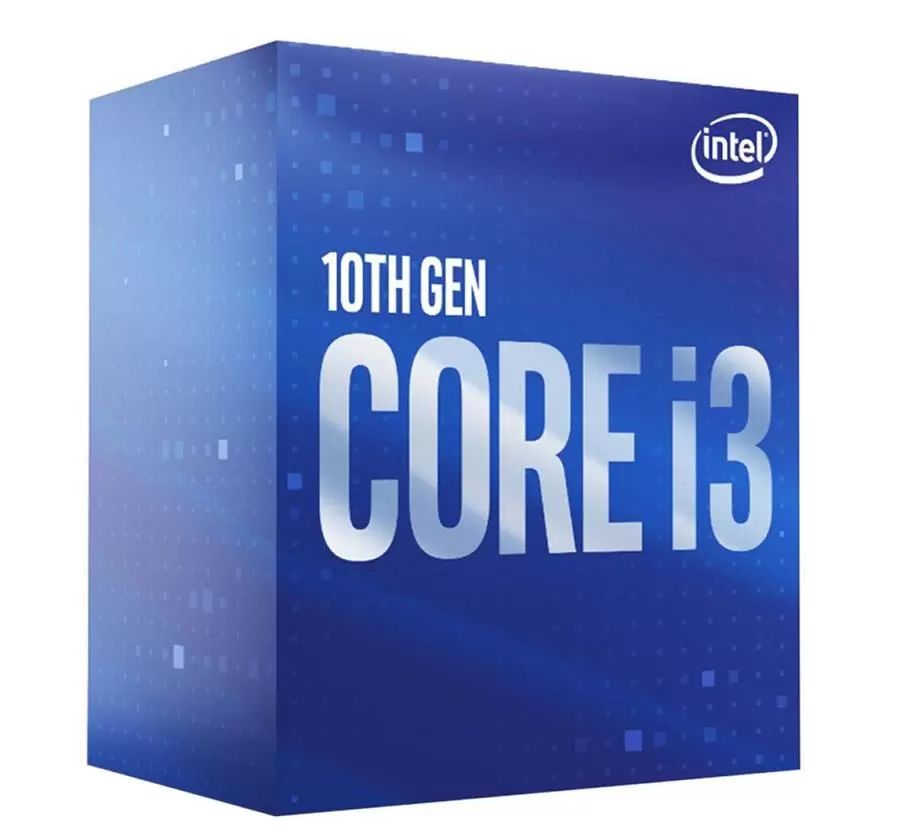 CPU INTEL Core i3 i3-10100 Comet Lake 3600 MHz Cores 4 6MB Socket LGA1200 65 Watts GPU UHD 630 BOX BX8070110100SRH3N