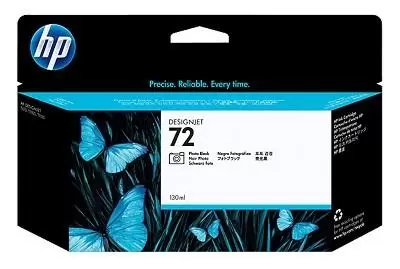 INK CARTRIDGE BLACK NO 72 130ML C9370A HP