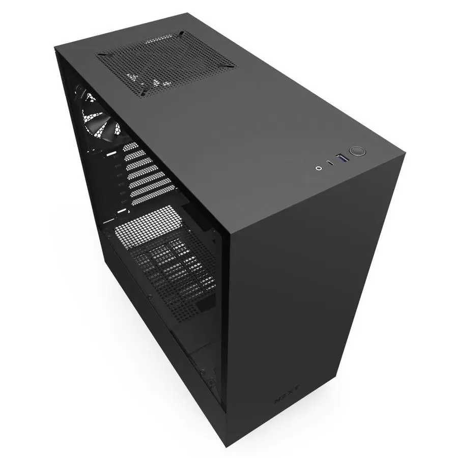 Case NZXT H510 MidiTower Not included ATX MicroATX MiniITX Colour Black CA-H510B-B1