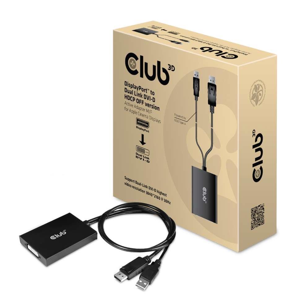 I O ADAPTER USB TO DVI DP M F CAC-1010-A CLUB3D