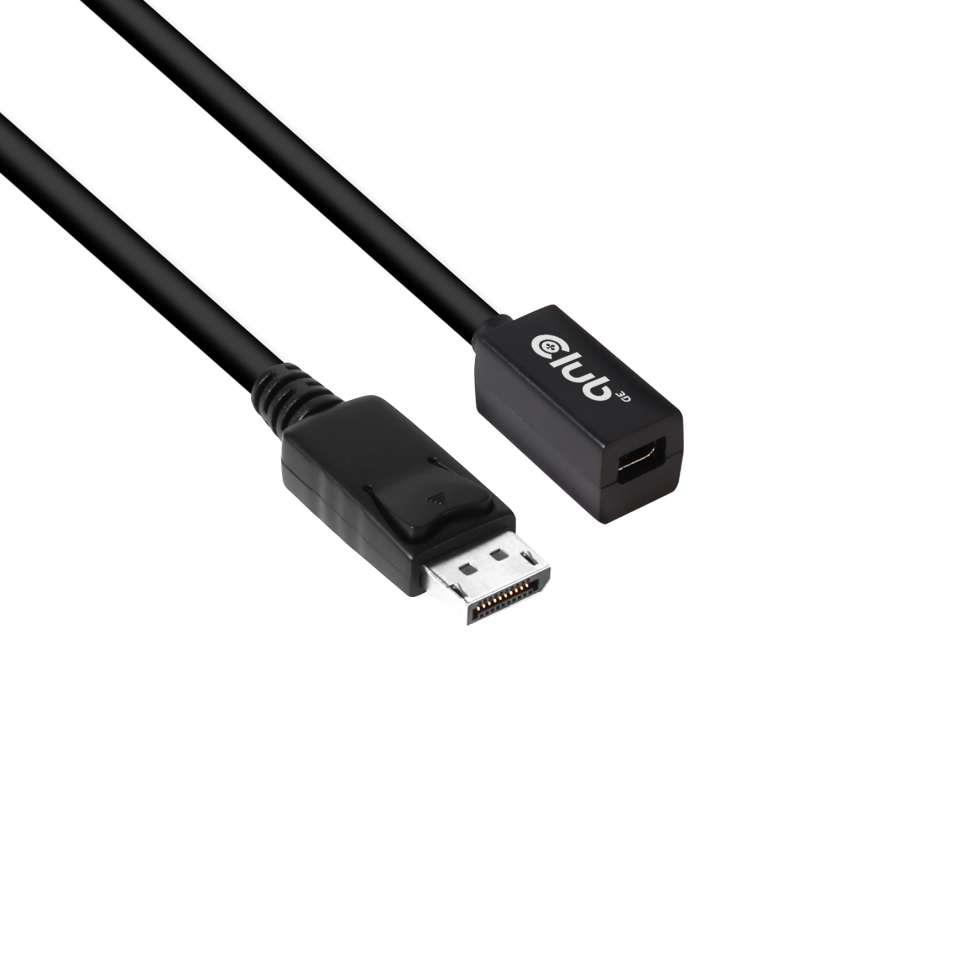 CABLE MINI DP TO DP 1M M F CAC-1120 CLUB3D