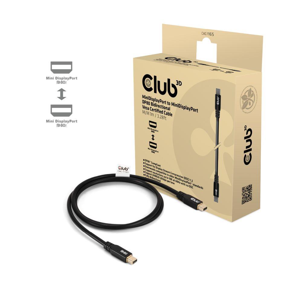 CABLE MINI DP TO MINI DP 1M M M CAC-1165 CLUB3D
