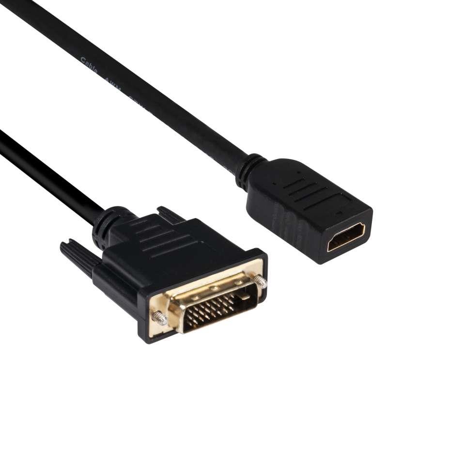 CABLE DVI-D TO HDMI 2M M F CAC-1211 CLUB3D