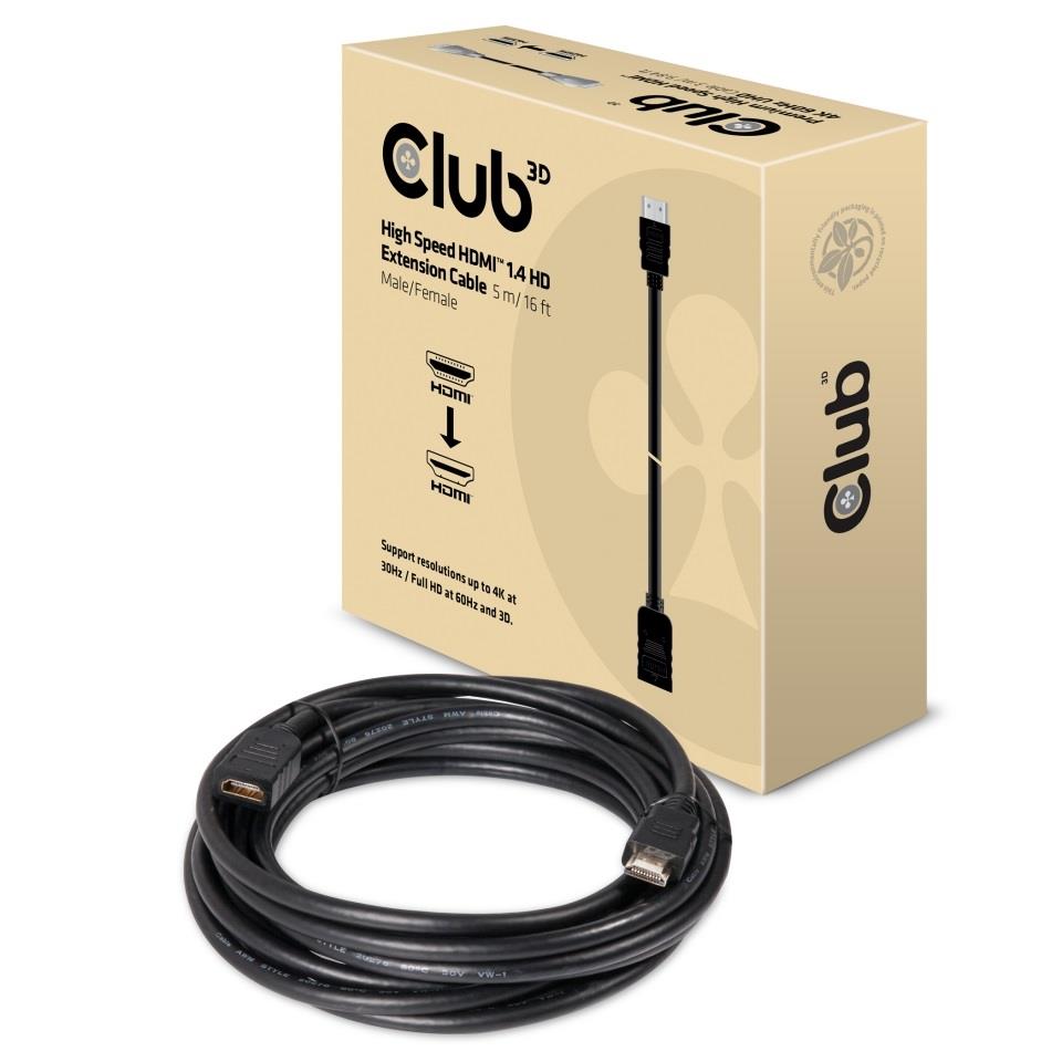 CLUB 3D HDMI 1.4 HD Cable 5Meter M F