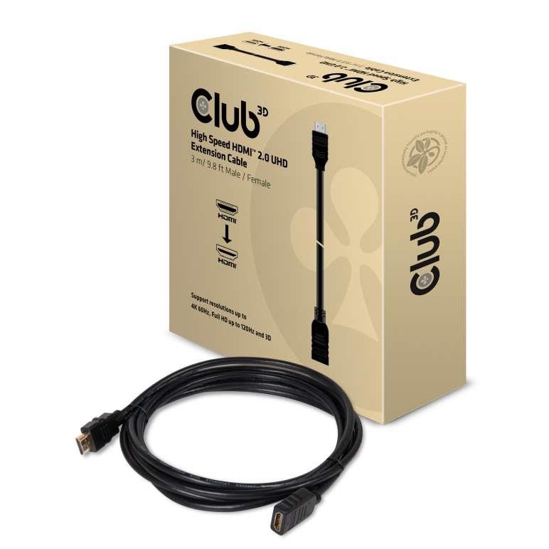 CLUB 3D HDMI 2.0 UHD Cable 3M M F