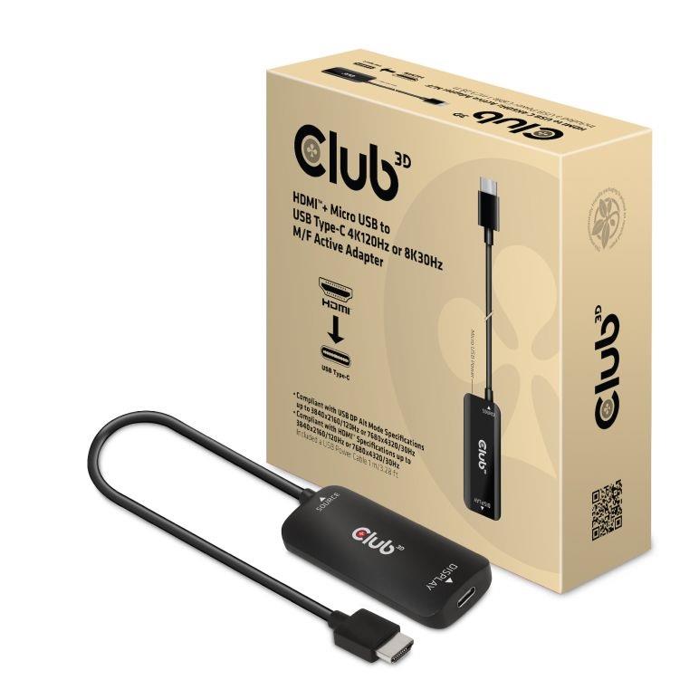 I O ADAPTER USB-C TO USB HDMI M F CAC-1336 CLUB3D