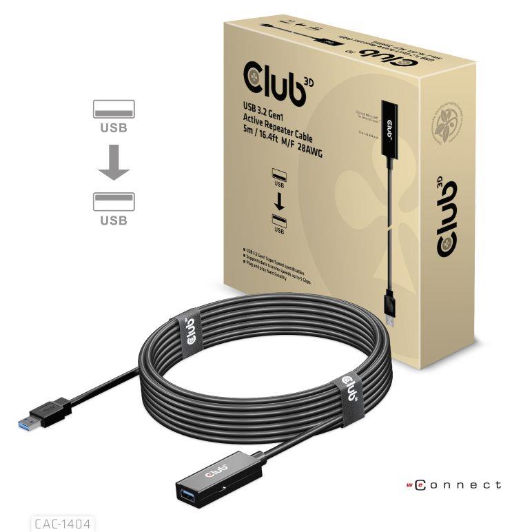CABLE USB3 2 TO USB3 2 5M M F CAC-1404 CLUB3D