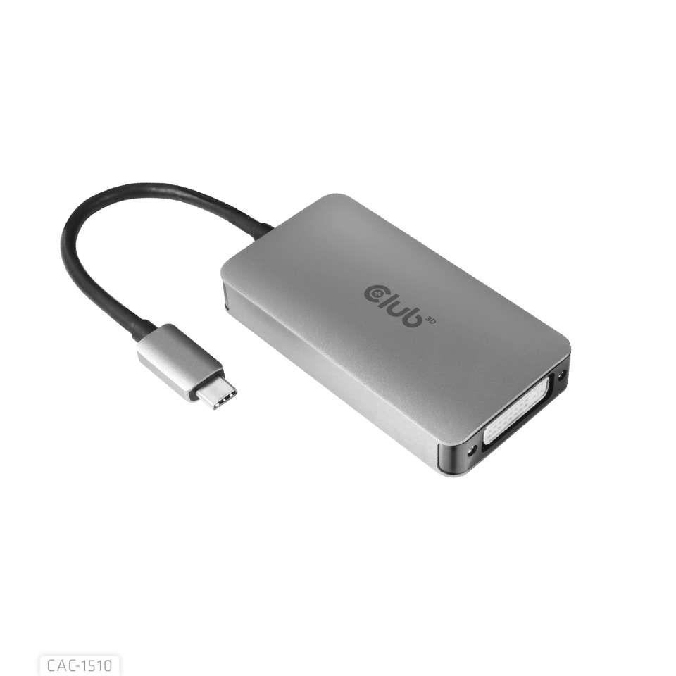 I O ADAPTER USB-C TO DVI-D ACTIVE M F CAC-1510 CLUB3D