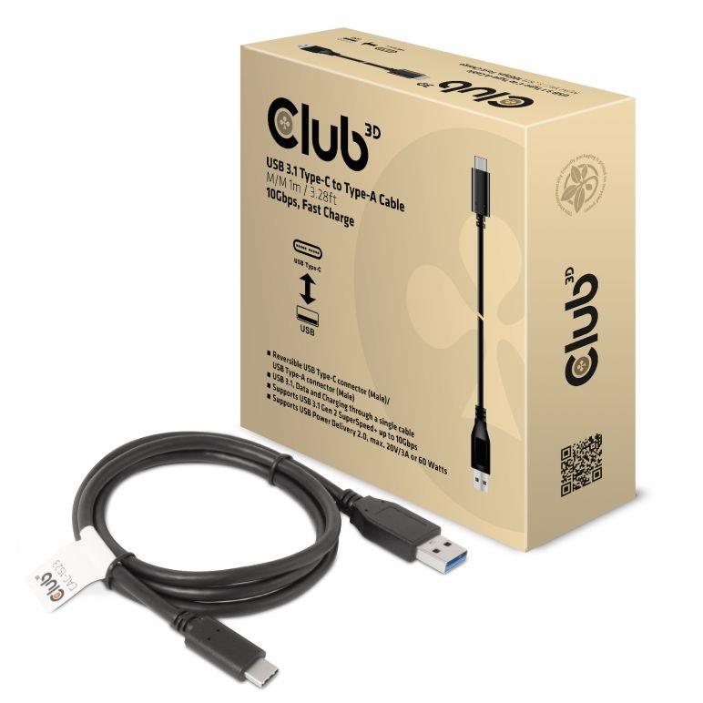 CABLE USB-C TO USB3 1 1M M M CAC-1523 CLUB3D