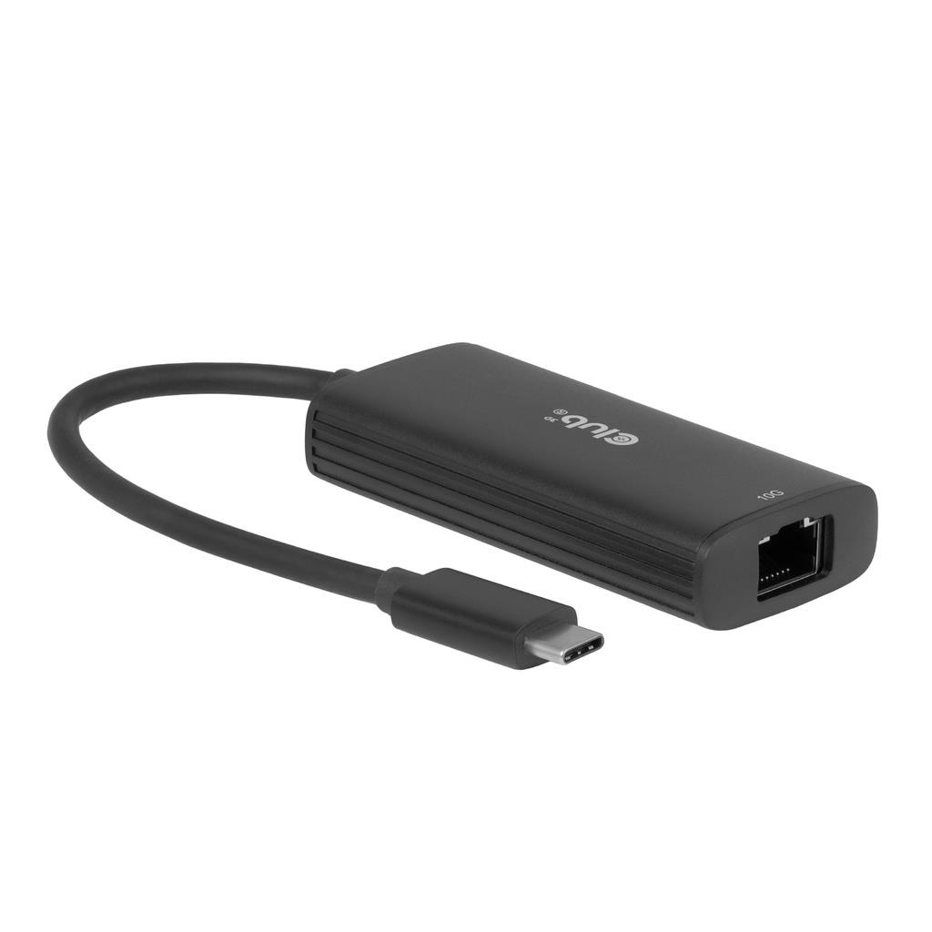 I O ADAPTER USB-C TO RJ45 10G M F CAC-2531 CLUB3D