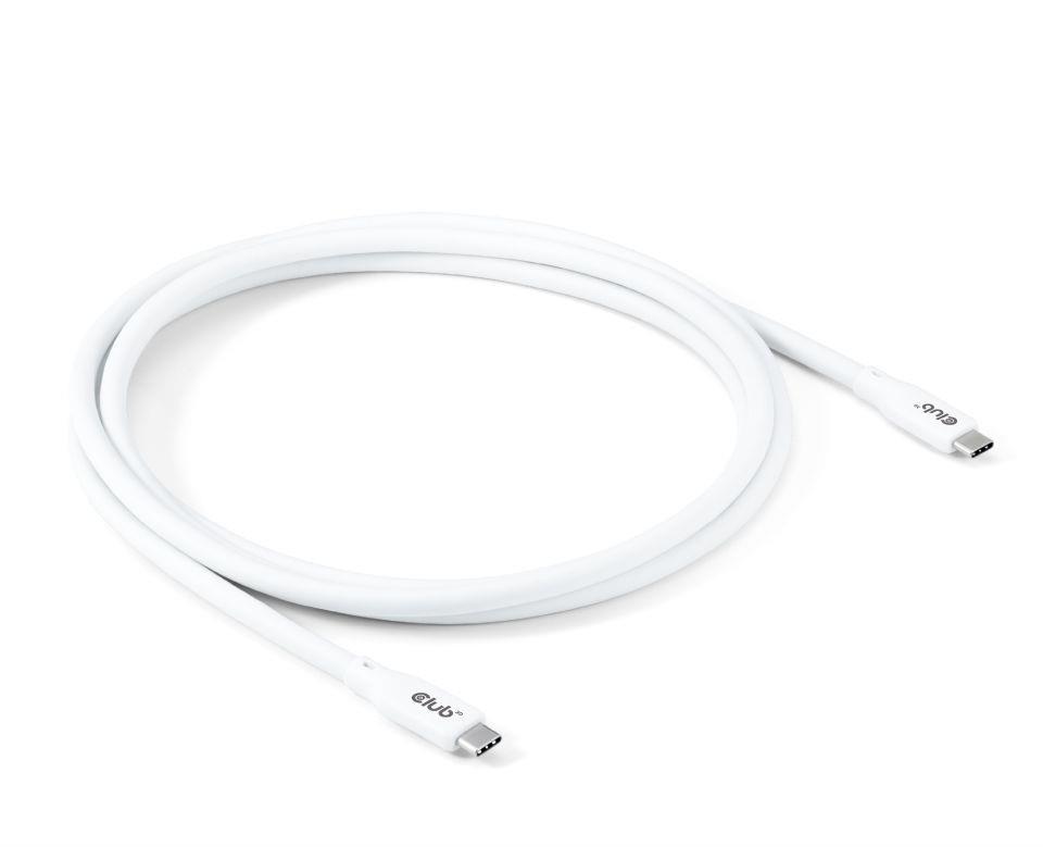 CABLE USB-C TO USB-C 2M M M WHITE CAC-3001 CLUB3D