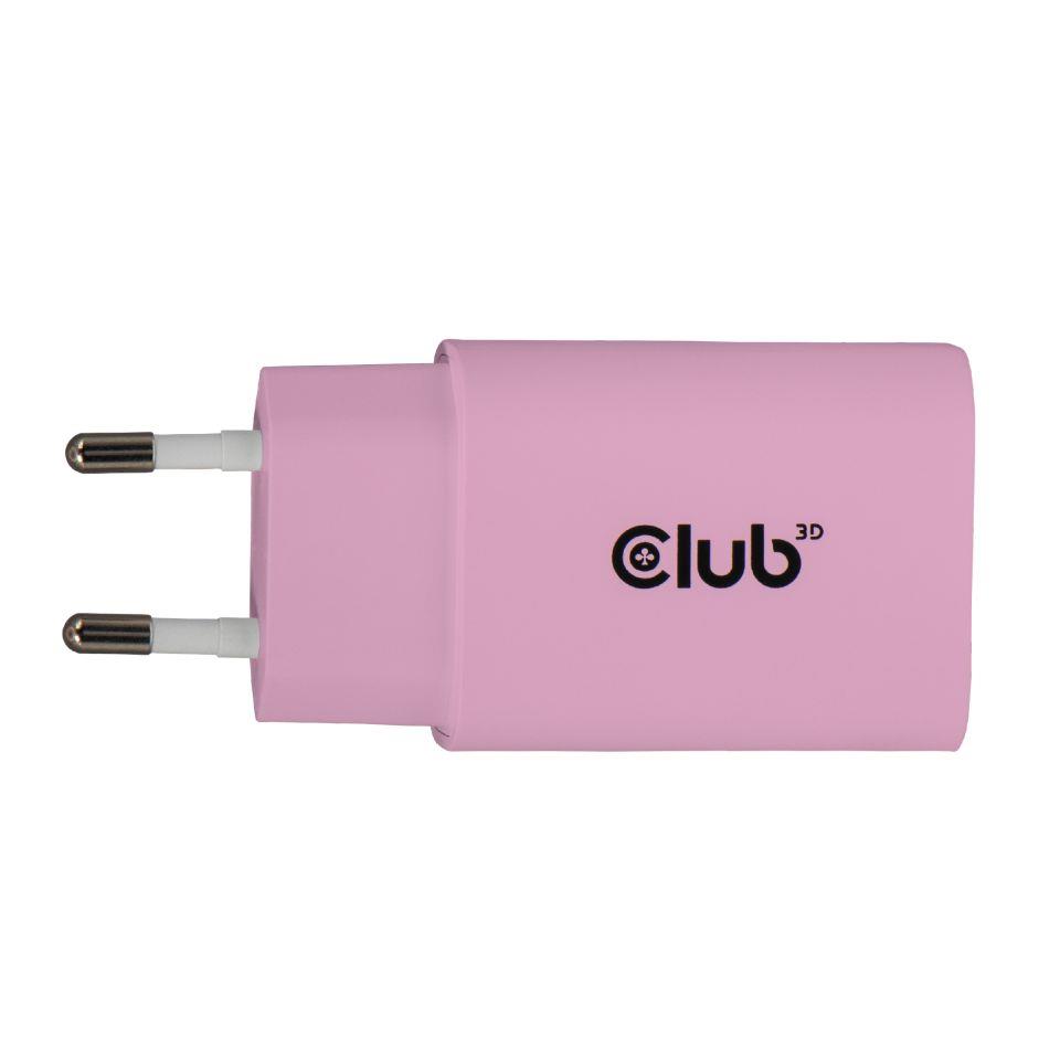 MOBILE CHARGER WALL USB-C 2PACK 30W PINK CAC-3021 CLUB3D
