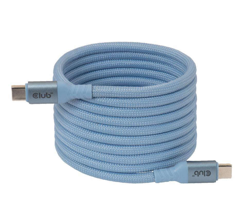 CABLE USB-C TO USB-C 2M MAGNETIC BLUE CAC-3030 CLUB3D