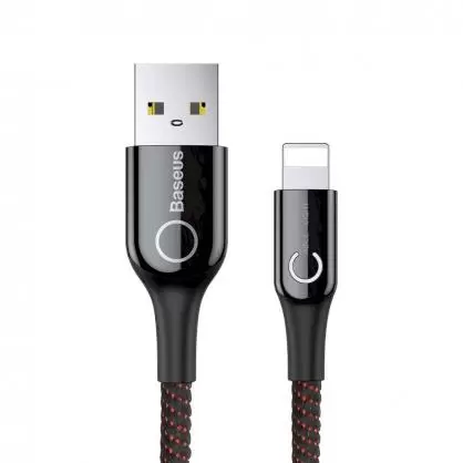 CABLE LIGHTNING TO USB 1M BLACK CALCD-01 BASEUS