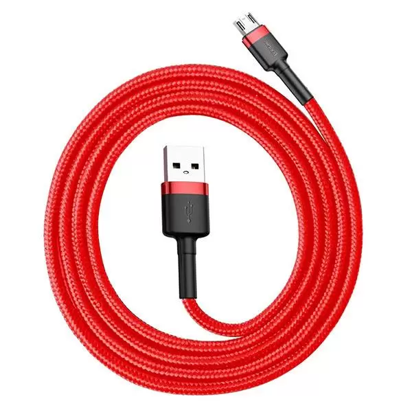 CABLE MICROUSB TO USB 1M RED CAMKLF-B09 BASEUS
