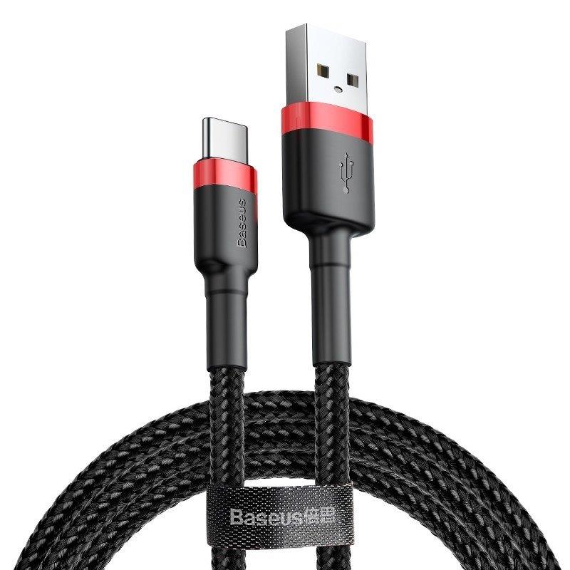 CABLE USB TO USB-C 1M RED BLACK CATKLF-B91 BASEUS