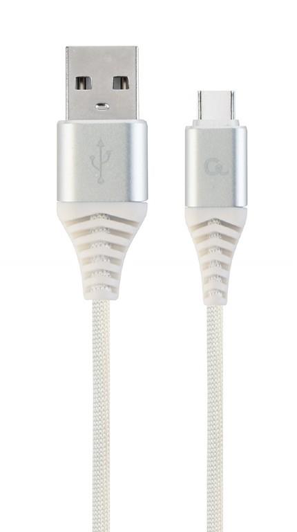 CABLE USB-C TO USB2 2M SIL WHT CC-USB2B-AMCM-2M-BW2 GEMBIRD