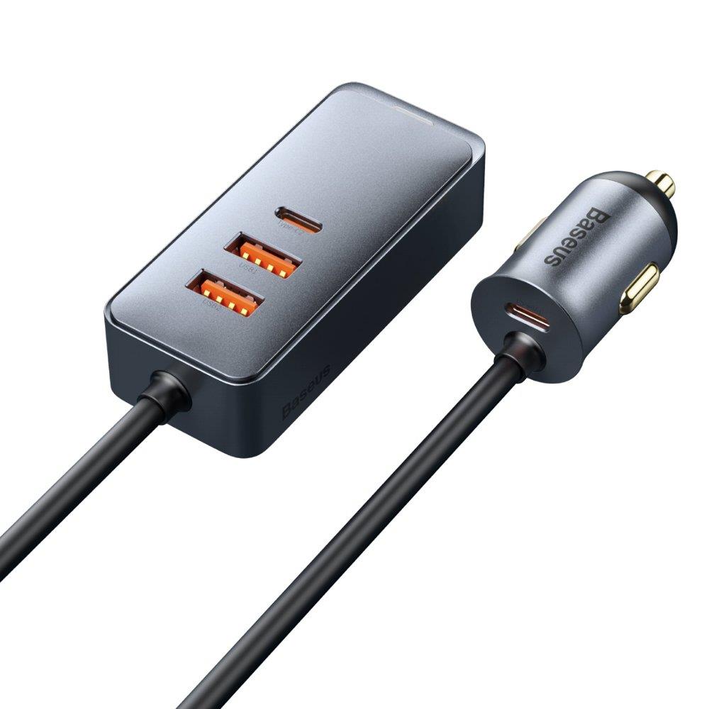 MOBILE CHARGER CAR 120W GRAY CCBT-A0G BASEUS