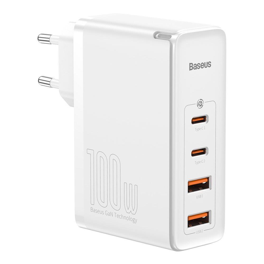 MOBILE CHARGER WALL 2C+2U 100W WHITE CCGAN2P-L02 BASEUS