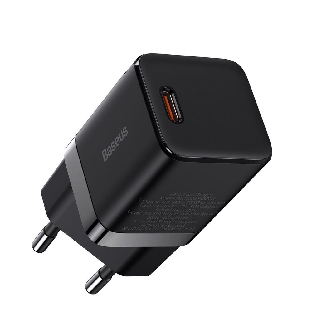 MOBILE CHARGER WALL 30W BLACK CCGN010101 BASEUS