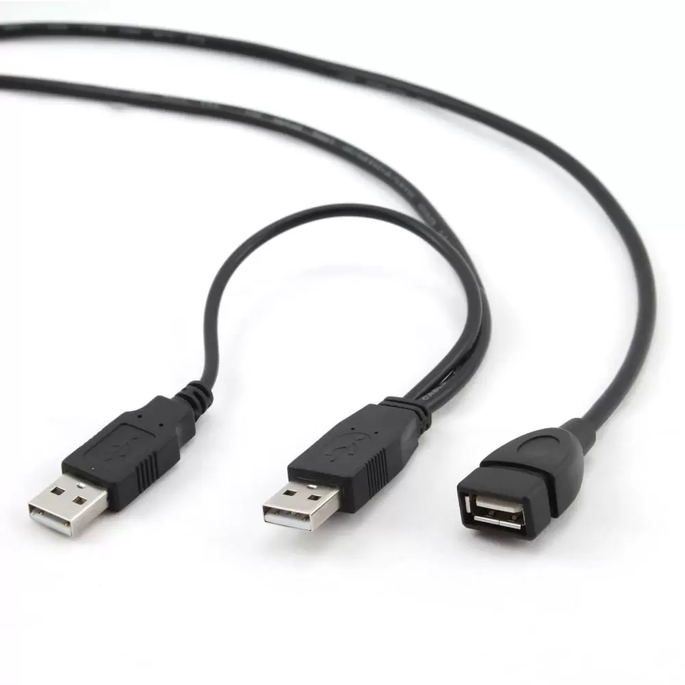 CABLE USB2 DUAL EXTENSION AMAF 0 9M CCP-USB22-AMAF-3 GEMBIRD