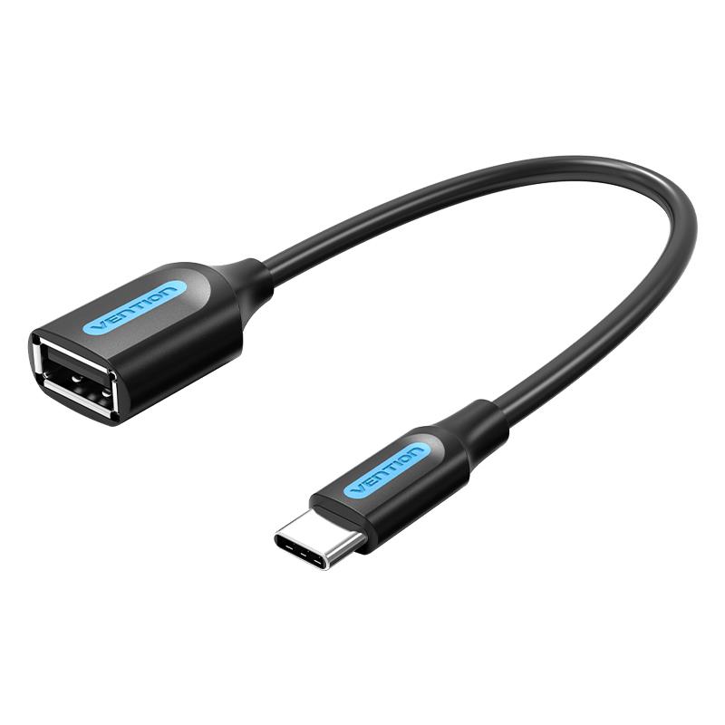 CABLE USB2 0C MALE TO A FEMALE 0 15M BLACK CCSBB VENTION