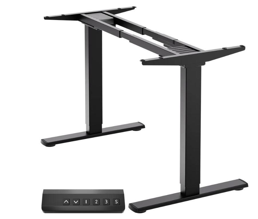 DESK FRAME MOTORISED BLACK CDF222E-B ONKRON