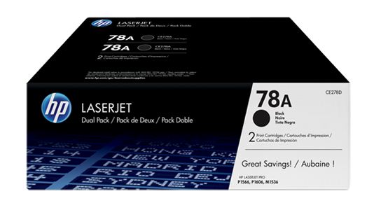 HP 2x Toner CE278A black HV