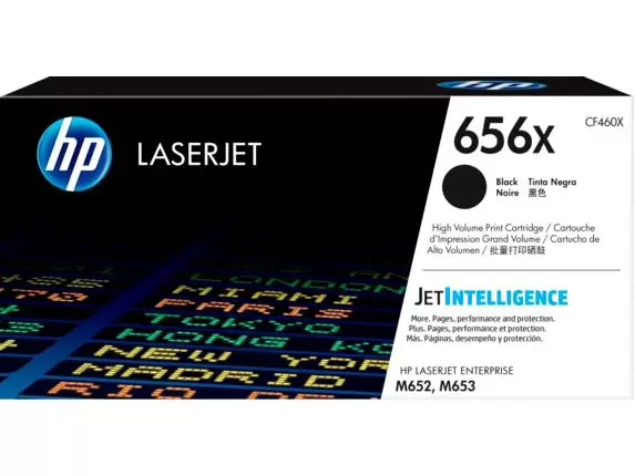 TONER BLACK 656X  M652DN M653X 27K CF460XC HP