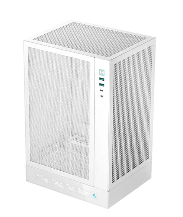 Case DEEPCOOL CH170 DIGITAL WH MiniTower Not included MiniITX Colour White CH170DIGITALWH