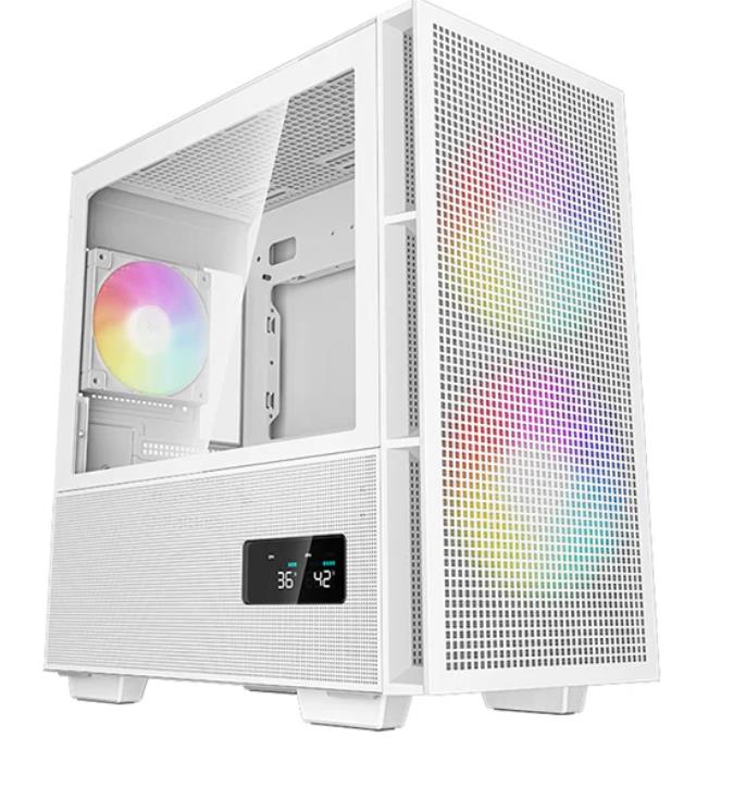 Case DEEPCOOL CH360 DIGITAL WH MiniTower Not included MicroATX MiniITX Colour White CH360DIGITALWH
