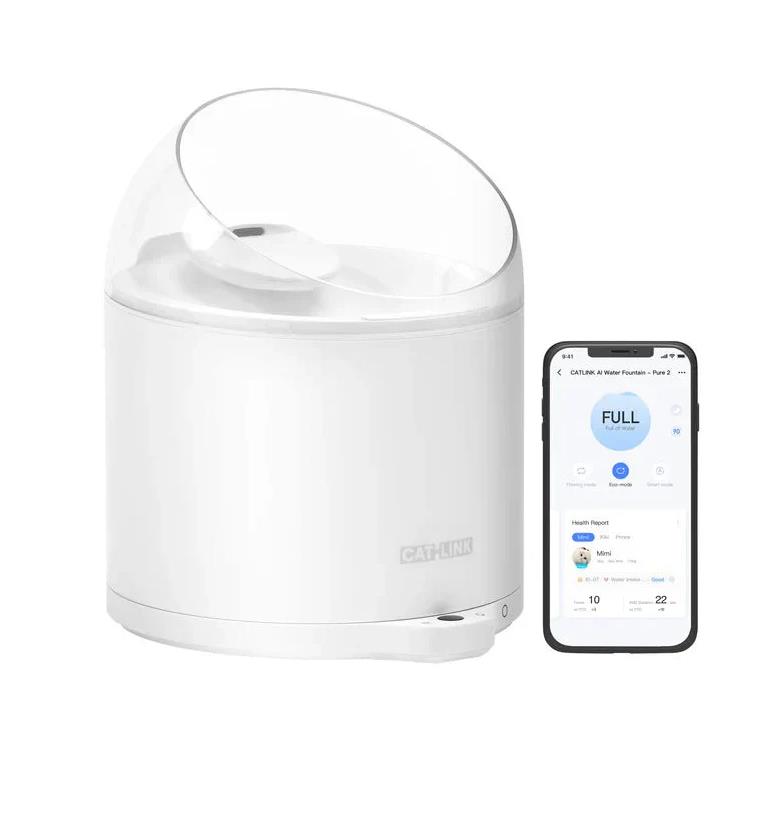 PET WATER FOUNTAIN PURE 2 W02 UV CL-W-02 CATLINK