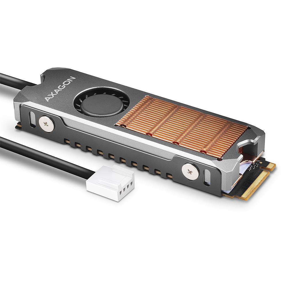 SSD ACC COOLER M 2 COPPER FAN CLR-M2FAN AXAGON
